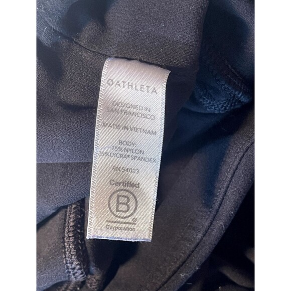 Athleta Inclination Moto Tight Leggings Womens XS Black Stretch Pockets - Picture 8 of 11